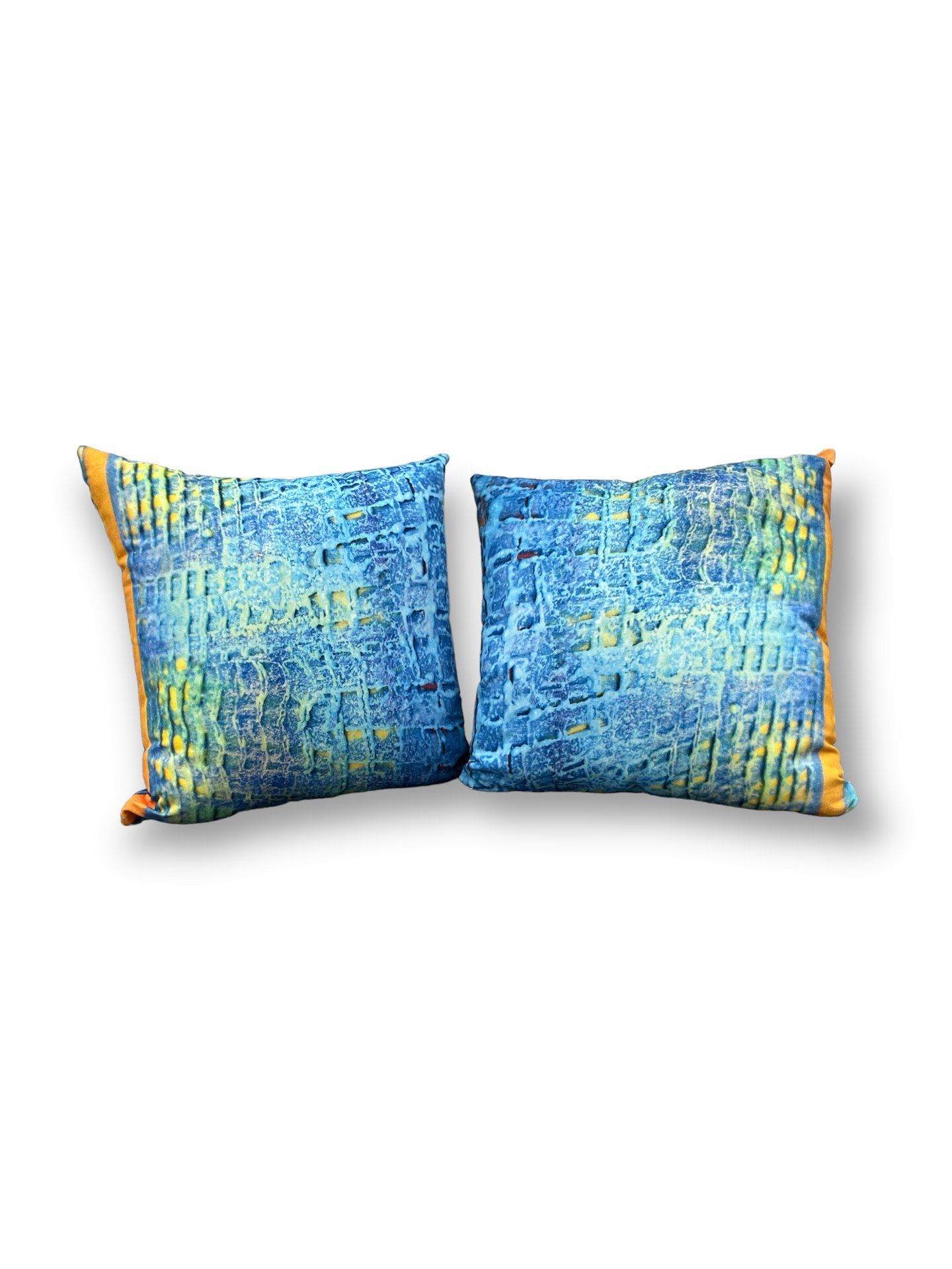 Blue Abstract Pillows