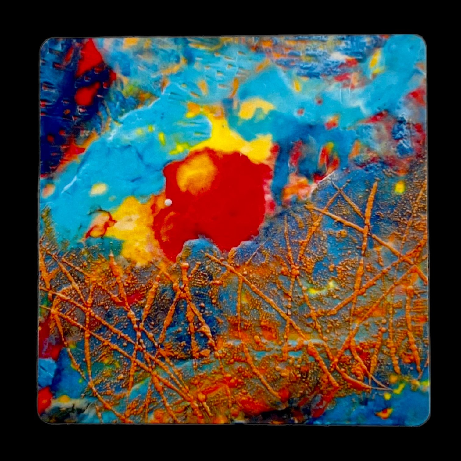 Abstract Printed Magnet