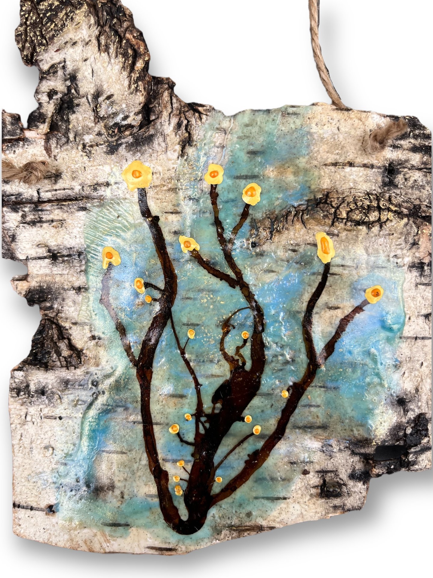 Abstract Yellow Flowers 