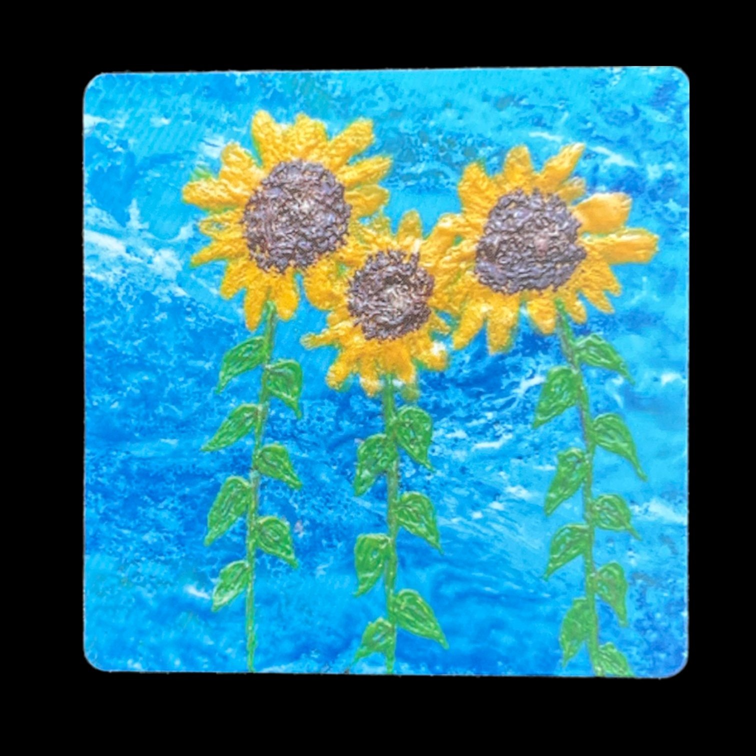 Sunflower Printed Magnet 
