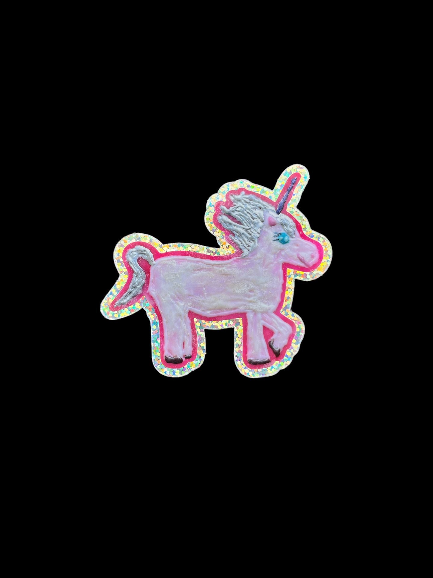 Glitter Unicorn Sticker