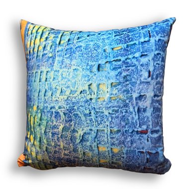 Blue Abstract Pillows