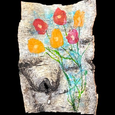 Abstract Poppies