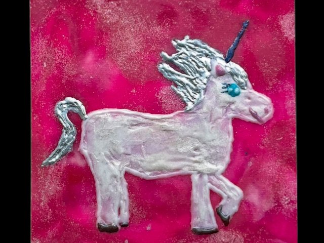 Magical Unicorn Printed Magnet