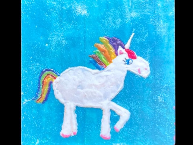 Magical Rainbow Unicorn Printed Magnet
