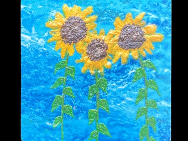 Sunflower Printed Magnet 